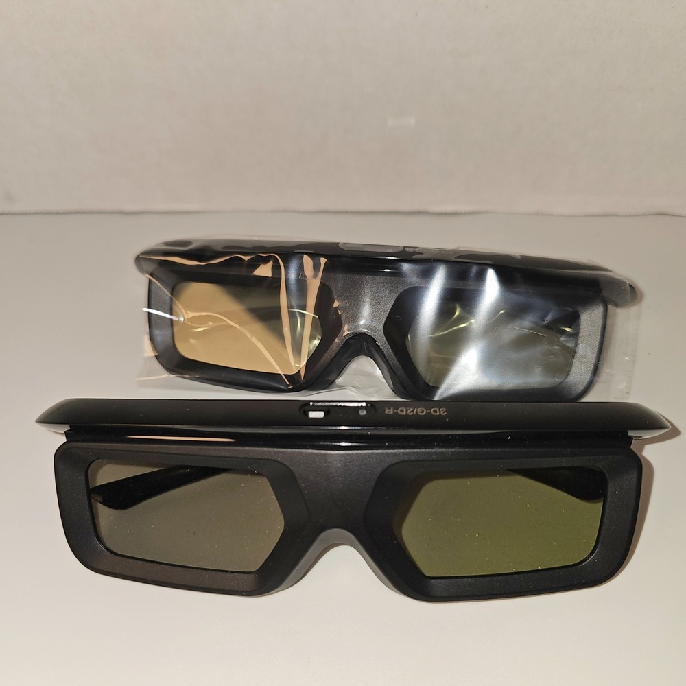 Sharp AN-3DG40 Active Shutter 3D Glasses for AQUOS 3D TV Black Set of 2